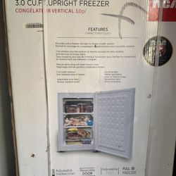 RCA 3.0 Upright Freezer NEW