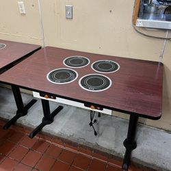 Electric Burner Table 