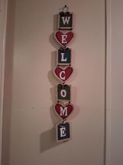 Brand new Christmas welcome sign Christmas decorations