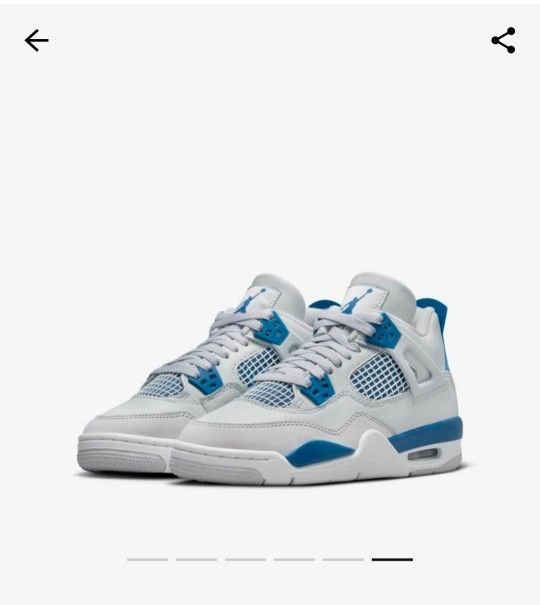 Jordan Retro 4 Military Blue