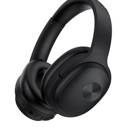 Hybrid Active Noise Cancelling Headphones Noise Canceling Wireless Over Ear Bluetooth Headphones with Deep Bass Comfort Ear Cups, 30H with Travel case