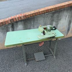 Vintage Rex Blind Stitch Industrial Sewing Machine 