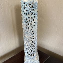 Hand Carved Incense Burner/Candle Holder