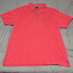 William Murray Polo Shirt Mens XLRed Golf Performance Stretch Breathable