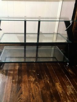 Mueble de vidrio para la tele o cualquier uso