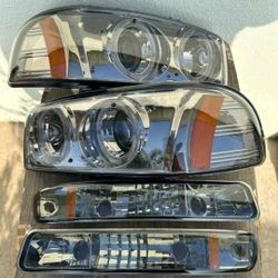 99-06 GMC SIERRA|00-06 GMC
YUKON/YUKON XL PROJECTOR LED
HEADLIGHTS/FAROS/LIGHTS/LUCES
