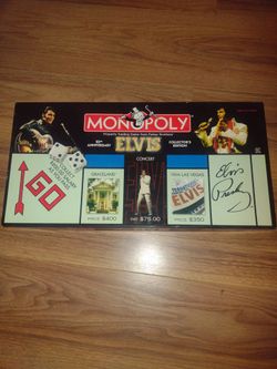 Elvis Monopoly Board Game