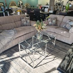 SALE!!! Sofa & Loveseat, Made In The USA, Custom Made & Different Colors Available 