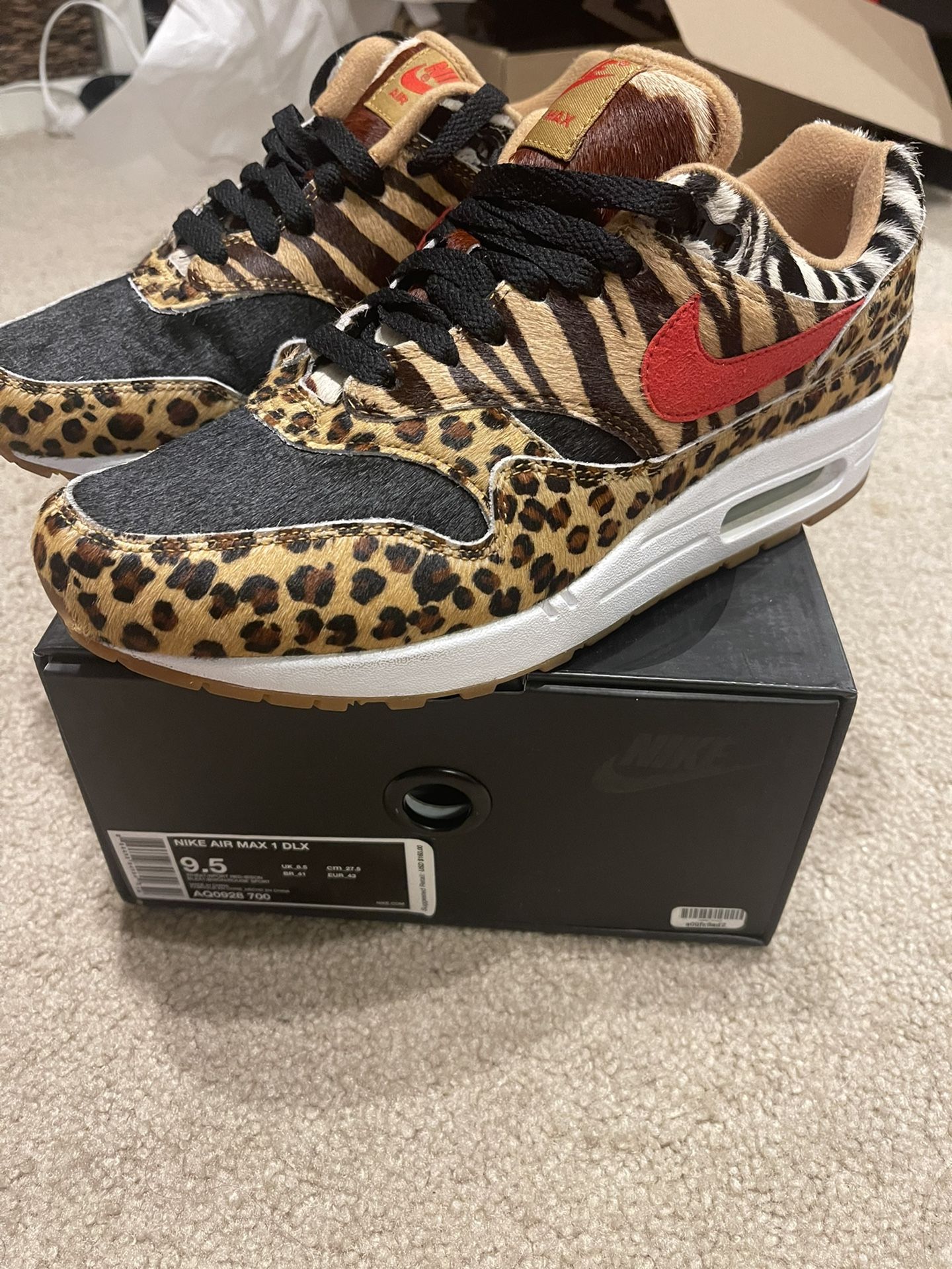 Nike Air Max 1 Animal Size 9.5
