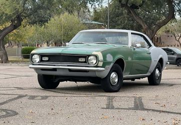 For sale is a 1968 Chevy Camaro, with its numbers-matching, low miles drivetrain.