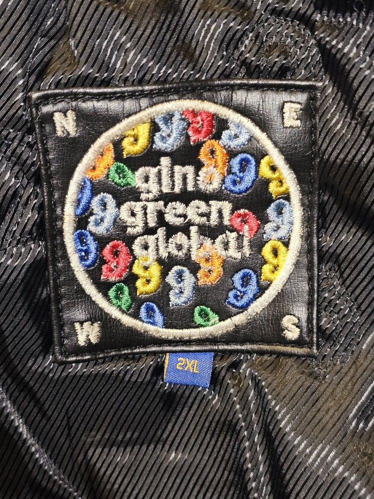 LEATHER GINO GREEN GLOBAL JACKETS 3XL for Sale in Puyallup, WA