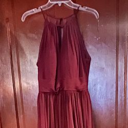 Burgundy Formal dress