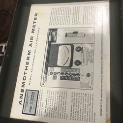 Anemotherm Air Meter