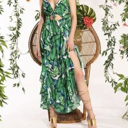 Desert Palm Dress ( Large )