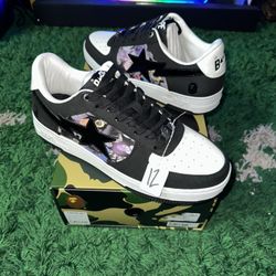 Bape Sta Black Floral 