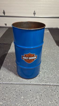 Harley Davidson oil drum excellent for Man cave display piece or recycling