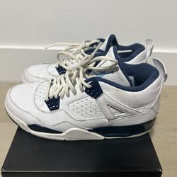 Air Jordan 4 Retro LS Columbia Legend Blue 2015 Sz 9