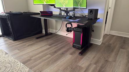 Secretlab MAGNUS Pro XL Electric Standing Desk Signature Stealth + Accessories Bundle – Metal Top, Motorized
