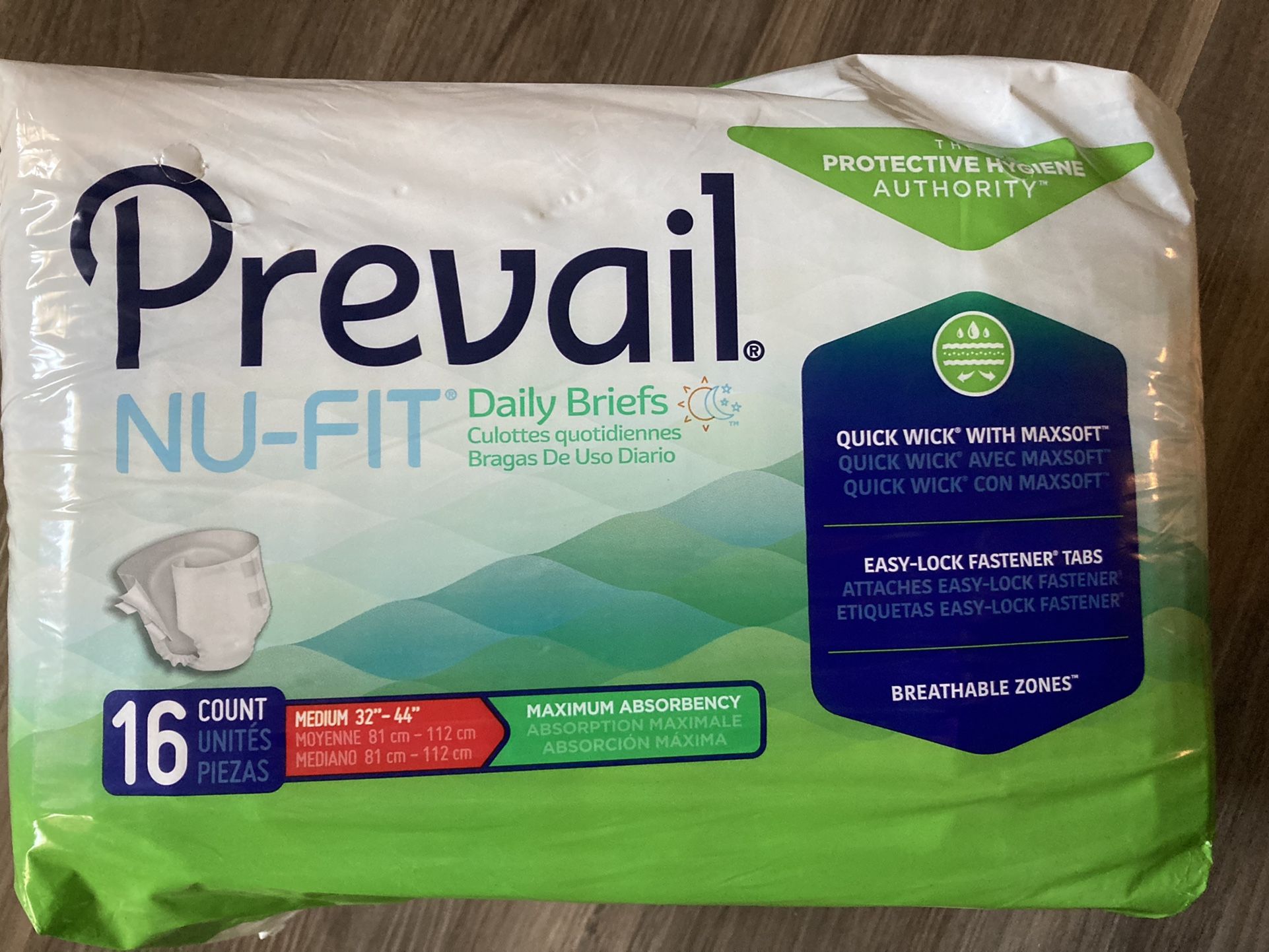 Prevail NU-FIT (Adult Diapers) 