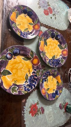 Ceramic plates 12 total