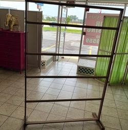 Large wooden display rack