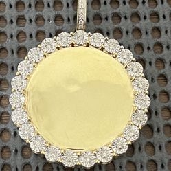 10k Diamond Memory Pendant 