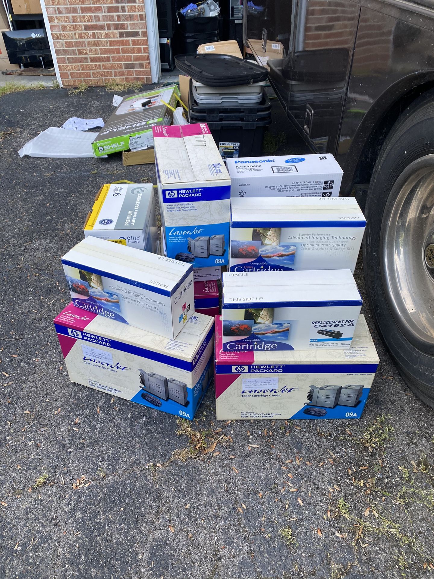 1 Lot Of Toner Cartridges
