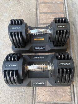 Adjustable dumbbells