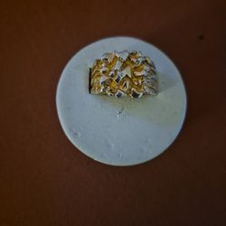 Mens Nugget Ring