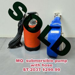 MQ submersible pump with hose ST-2037