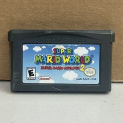 Super Mario World: Super Mario Advance 2 Nintendo GameBoy Advance 2002 Cartridge