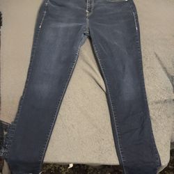 Womens True Religion Mid-Rise Super Skinny Jeans Size 36,16,XL