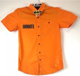 New with Tags DC Comics Batman Inmate Arkham Asylum Men’s Size Small