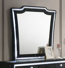 Lorient Black LED Dresser Mirror