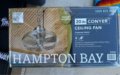 Hampton Bay Outdoor 20-Inch Ceiling Fan