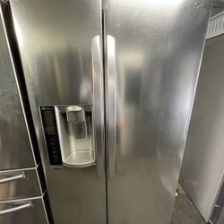 LG Side By Side Fridge Stainless Steel