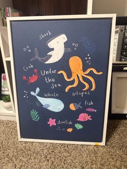 Under the Sea Kids Wall Art Canvas