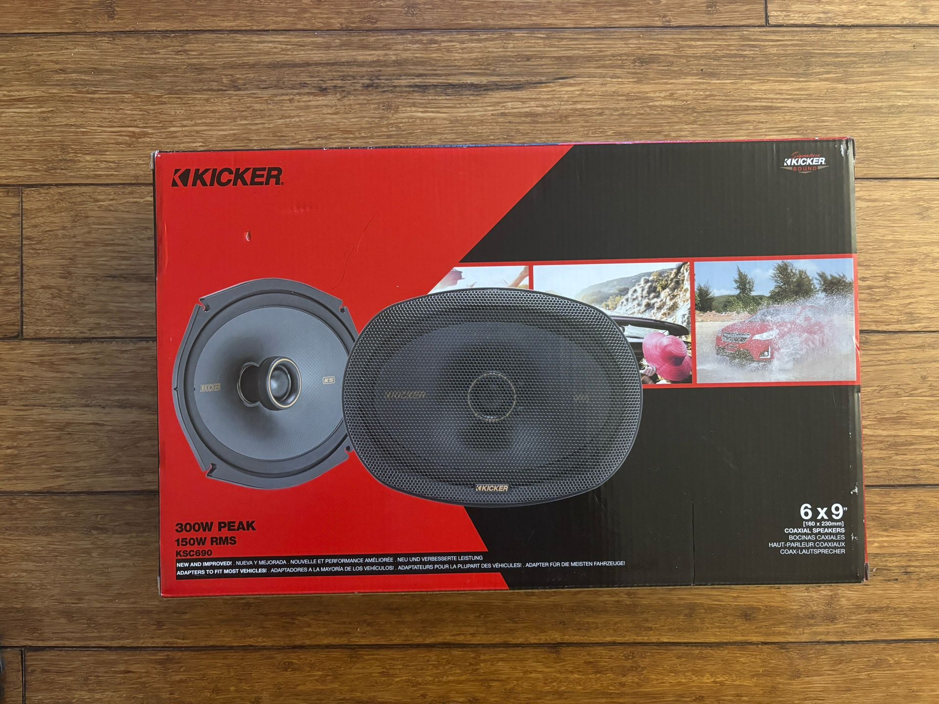 KICKER KSC690 6x9" Car Speakers NEW Open In Box