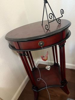 Antique end table