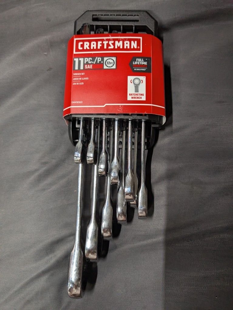 Craftsman 11pc Ratcheting Wrench Set (Sae)