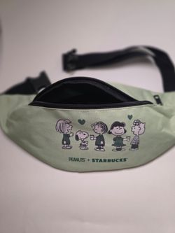 Starbucks Peanuts Snoopy Belt Bag Mint Green 2024 Collectors Edition Shoulder bag/,cross body bag/adjustable belt bag