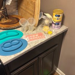 Haakaa breast pumps, Medela Hand Pump , Nuby And Ezpz Baby Plates , Formula 