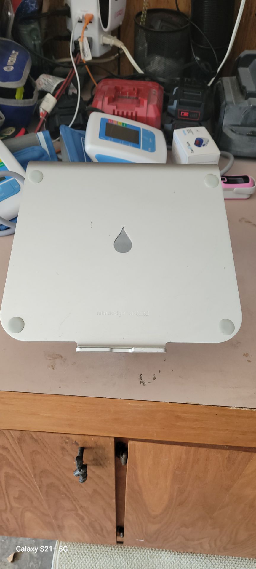 Aluminum laptop stand $10