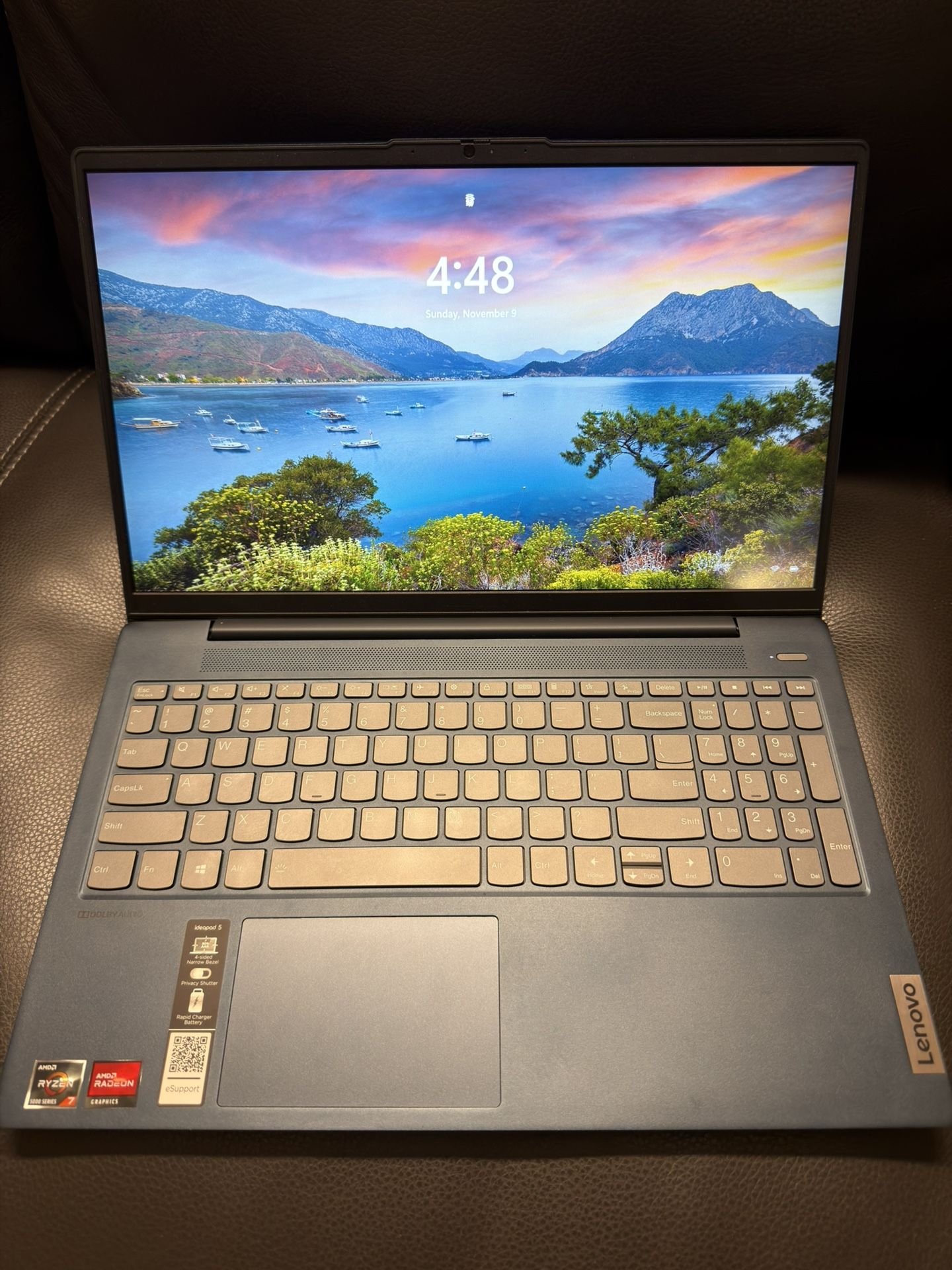 Lenovo Laptop IdeaPad 5 AMD Ryzen 7 5700U 8GB Memory 512 GB