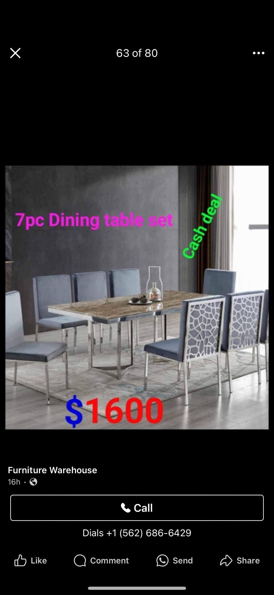 Sofa Set And dining set