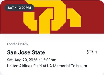 USC Vs. San Jose State **Student section**