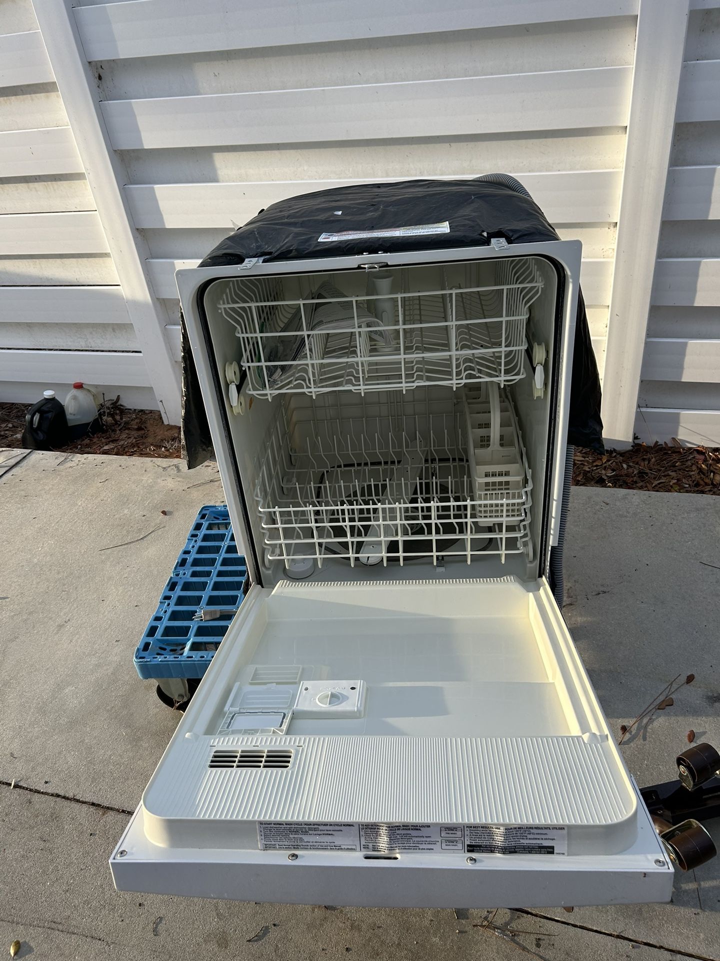 Dishwasher With Paper Work