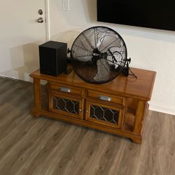 Old Coffee Table with Accessories 