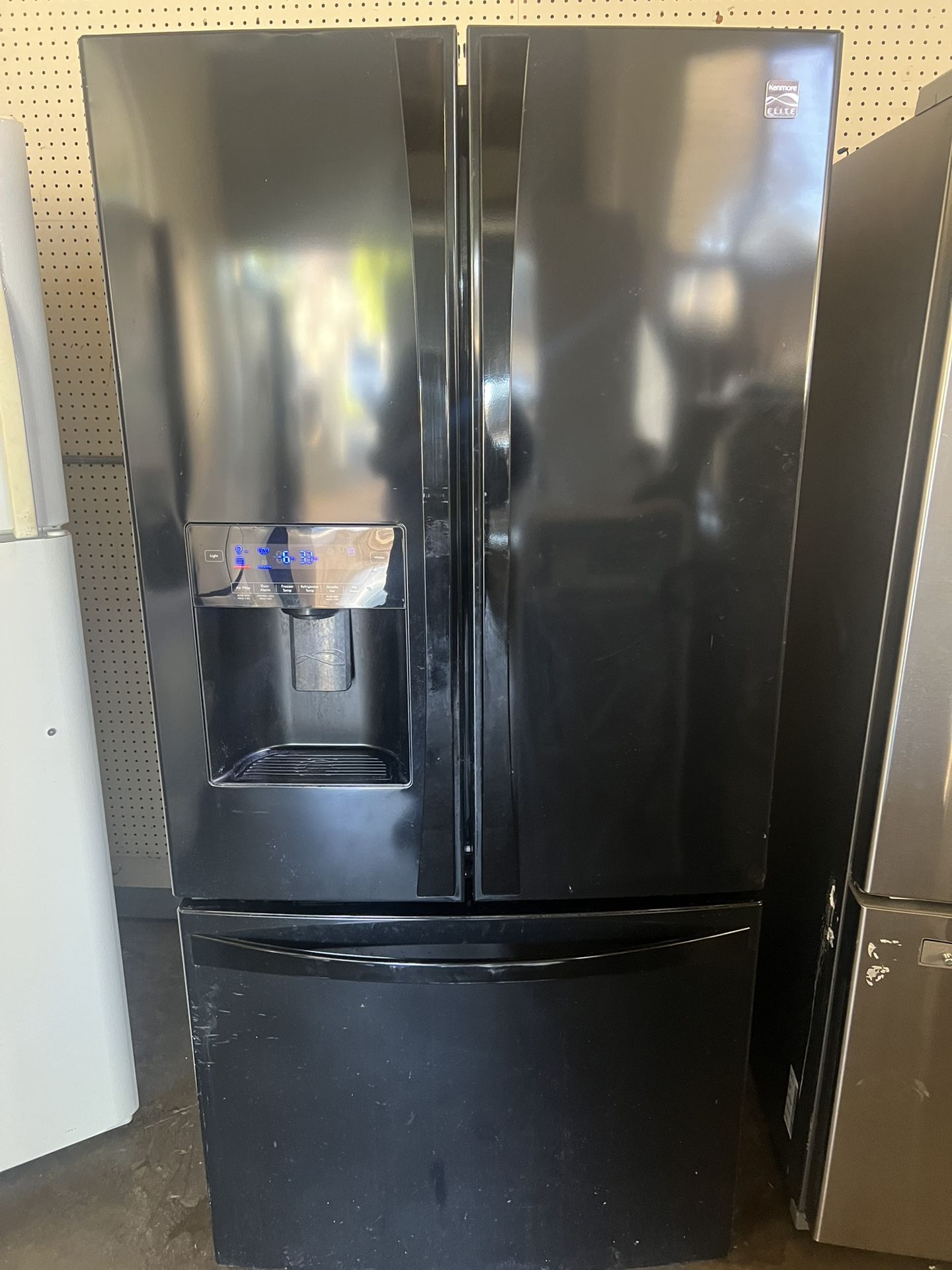 Black Kenmore Refrigerator