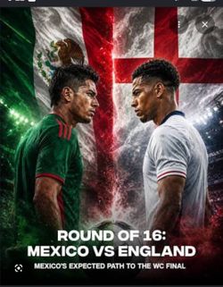 Mexico vs England at the Cosm